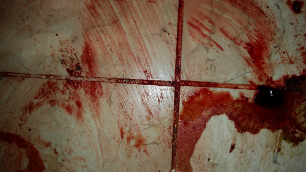 bloody floor